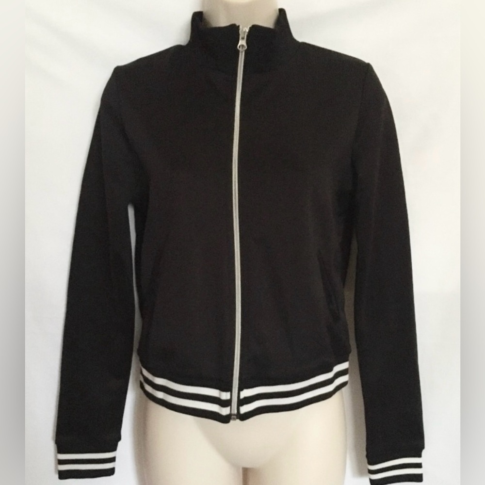 Black Trouble Maker Bomber Jacket